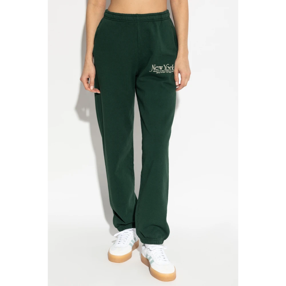 Sporty & Rich Sweatpants uit de New York collectie Green Unisex