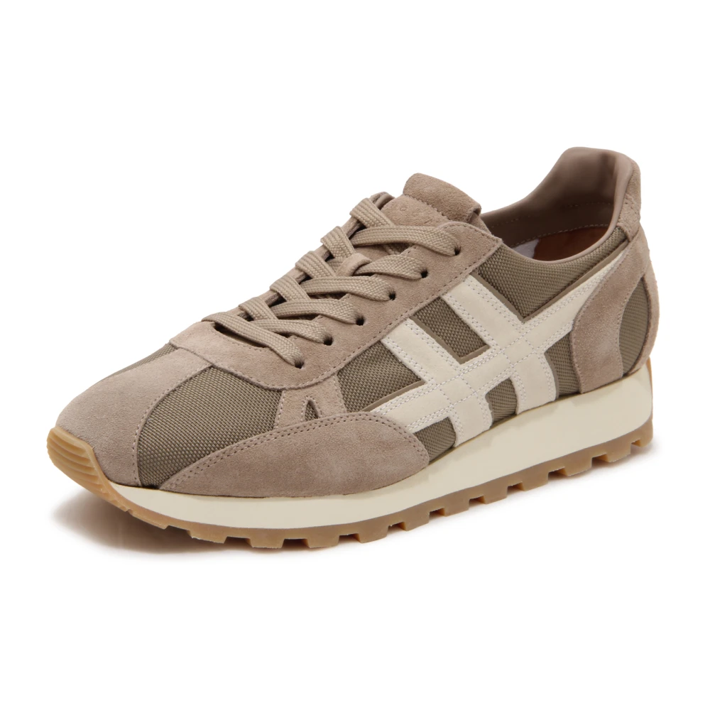 Hogan H671 Allacciato Tess Slash Heren Schoenen Beige