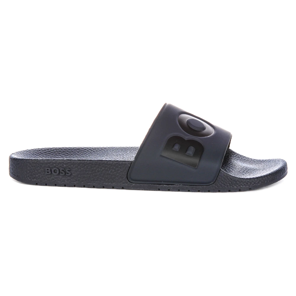 Hugo Blue Aryeh Slide - Male - Sliders - 7 Uk - Shoes