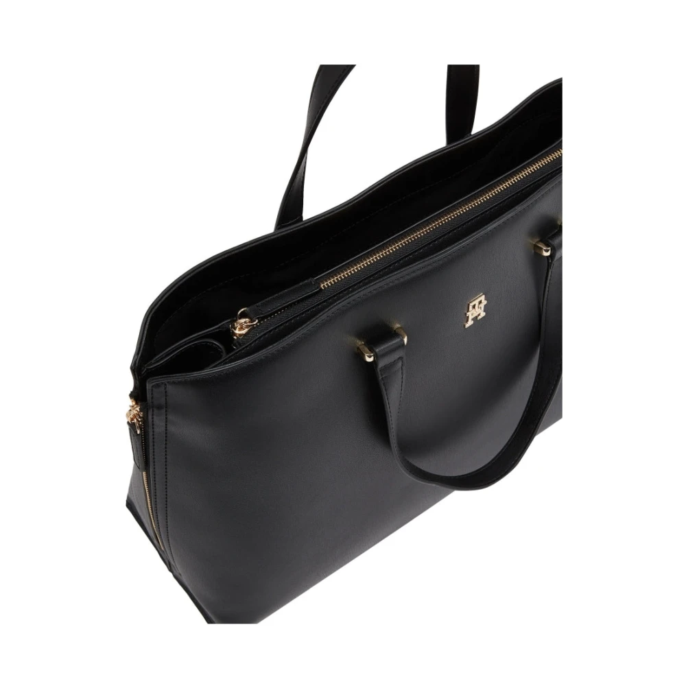 Tommy Hilfiger Zwarte Tote Tas voor Vrouwen Black Dames