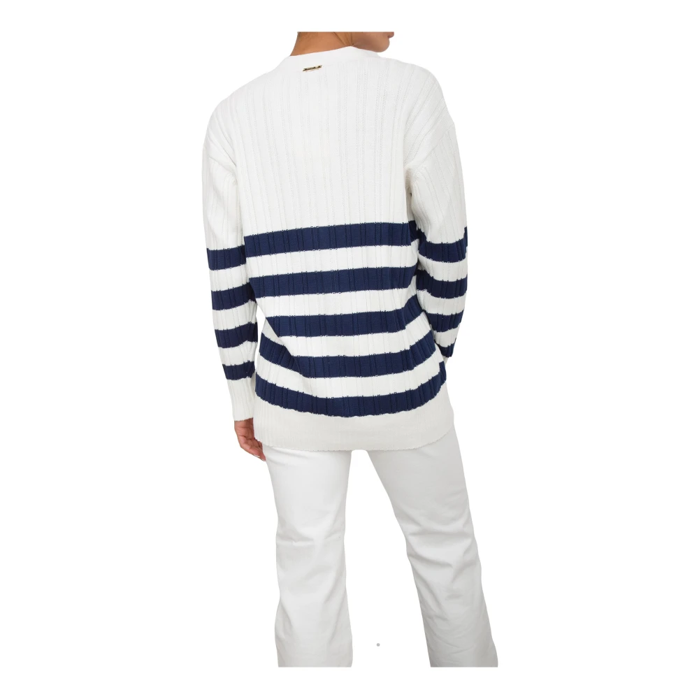 Twinset Witte Cardigan Sweater Multicolor Dames
