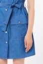 short-denim-dress