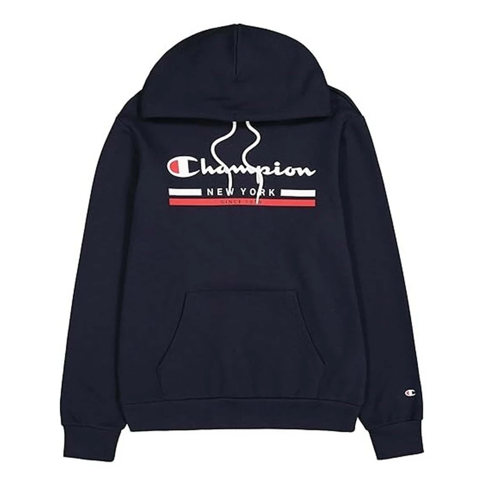 Champion Hoodie Blue Heren