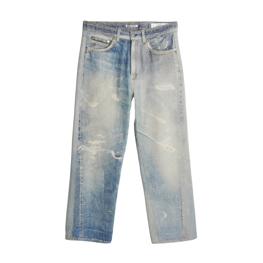Our Legacy Third Cut Jeans - Male - Wide Jeans - Blue - W30 - Jeans - Image 6