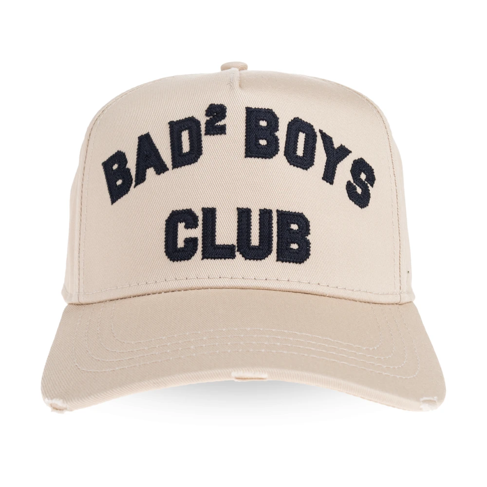 Dsquared2 Mannelijk Beige Accessoires Heren, One Size, Baseballpet