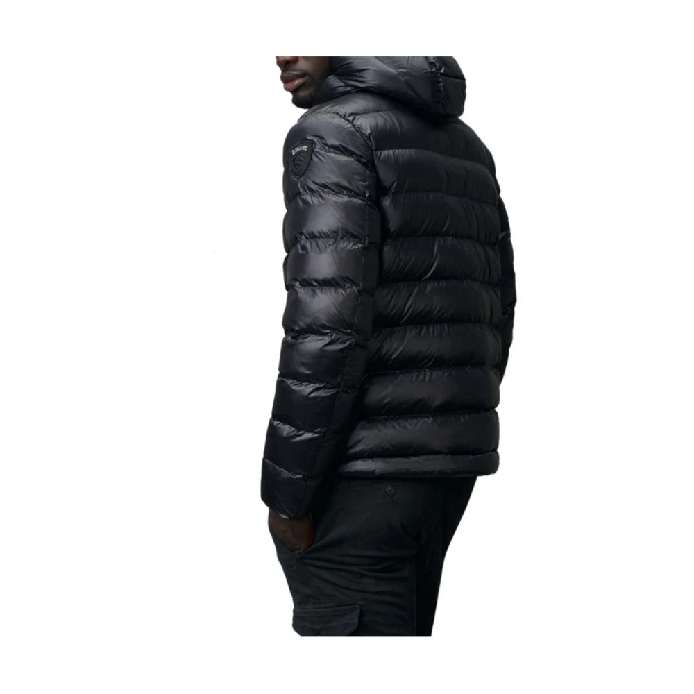 Blauer Veelzijdige Modieuze Multicolor Rits Jas Black Heren