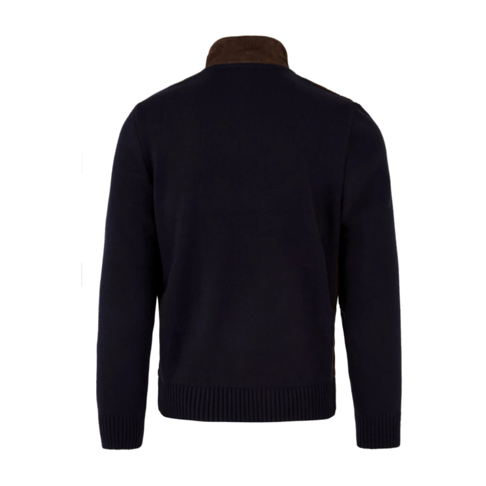 The Jack Leathers Francis Knit Lederen Jas Brown Heren