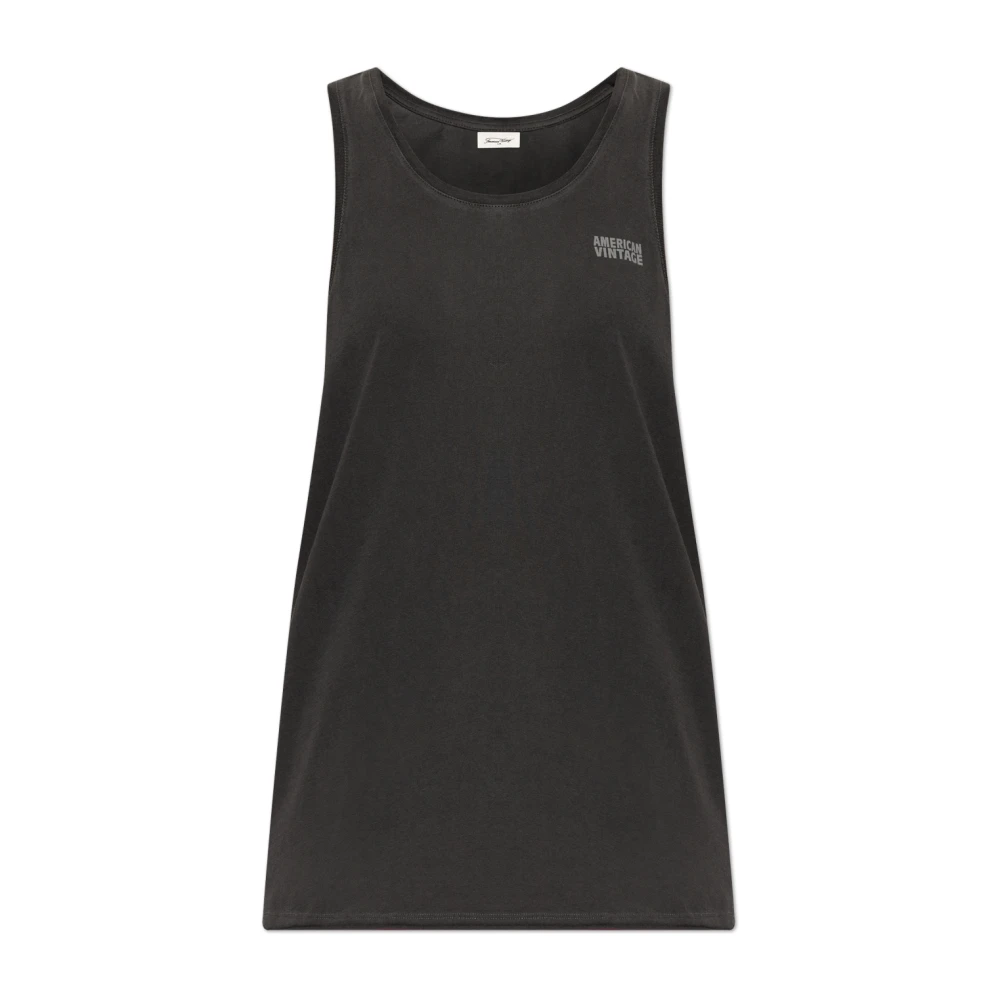 American Vintage Donna Grigio Top, S, New,