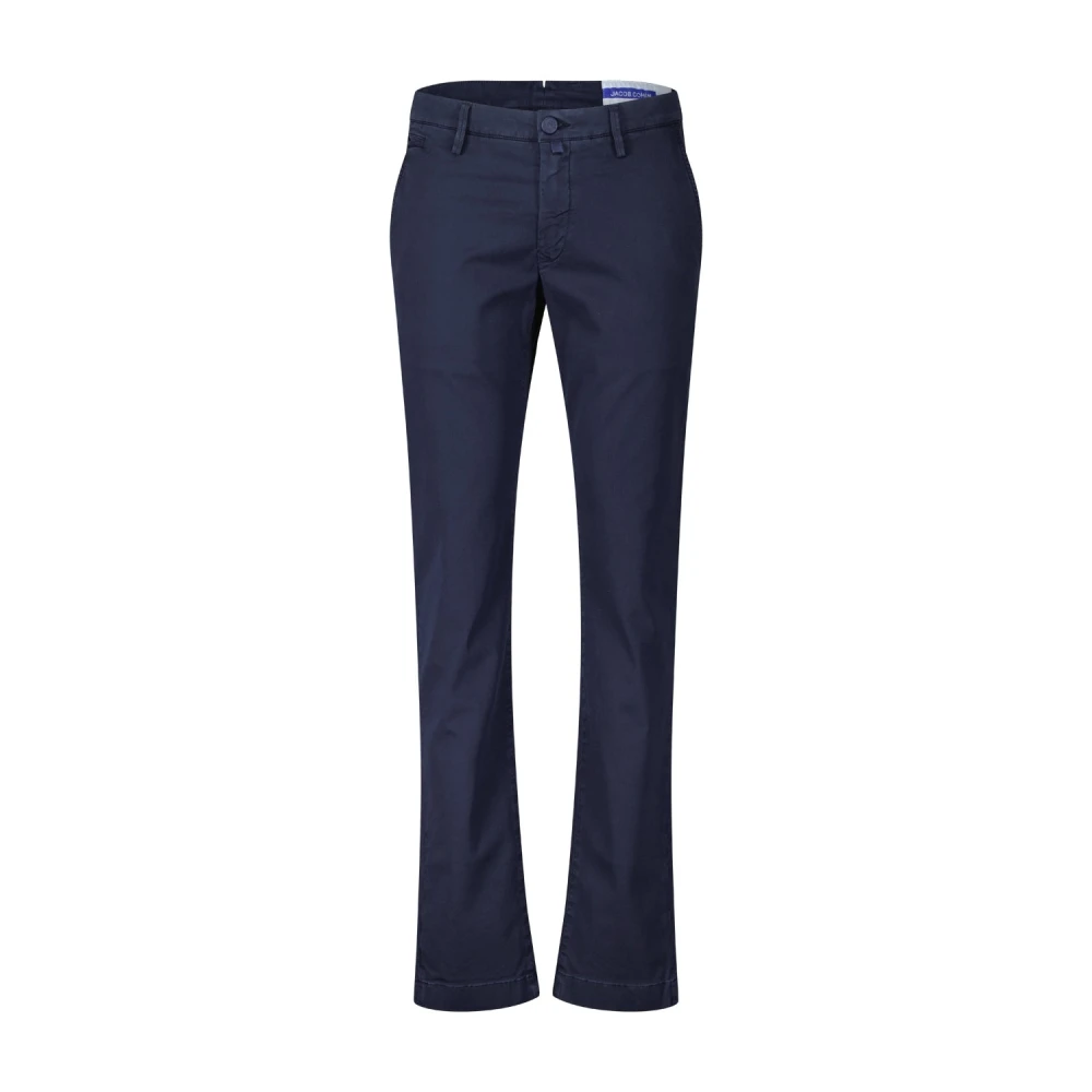 Jacob Cohën Slim-Fit Katoenmix Broek Bobby Blue Heren