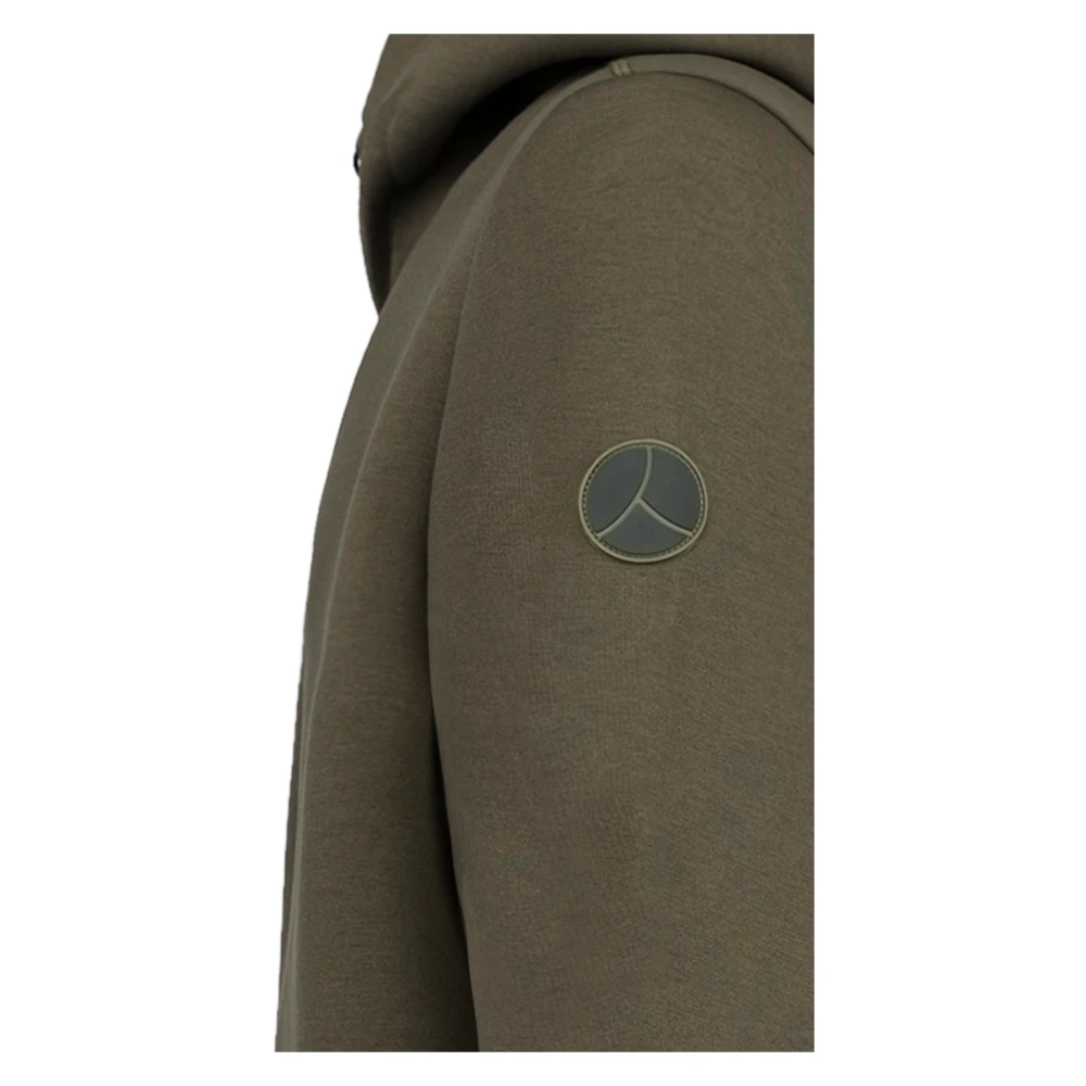 People of Shibuya Technische volledige ritssluiting hoodie met zakken Green Heren
