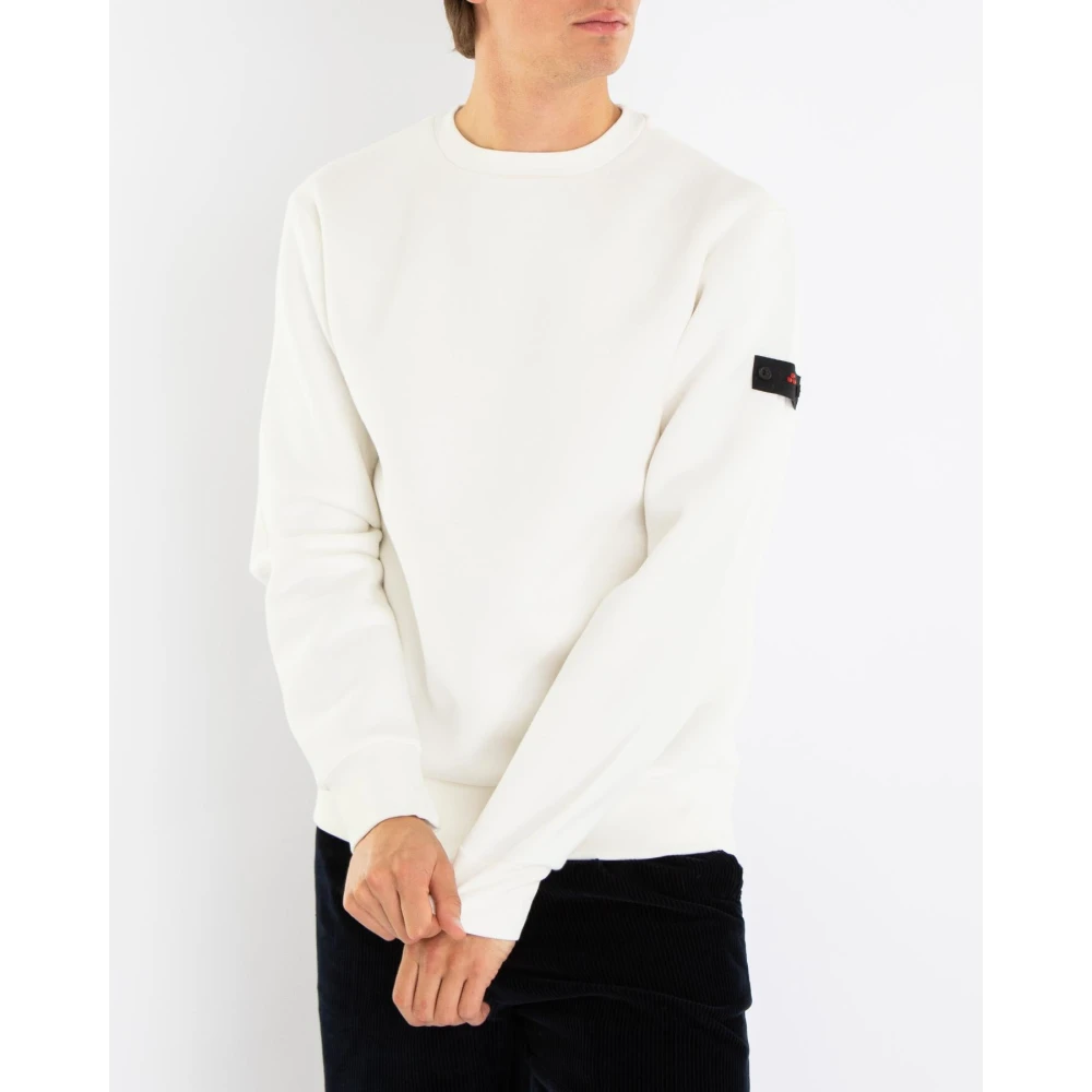 Peuterey Witte Sweater Heren Domak GR 2 White Heren