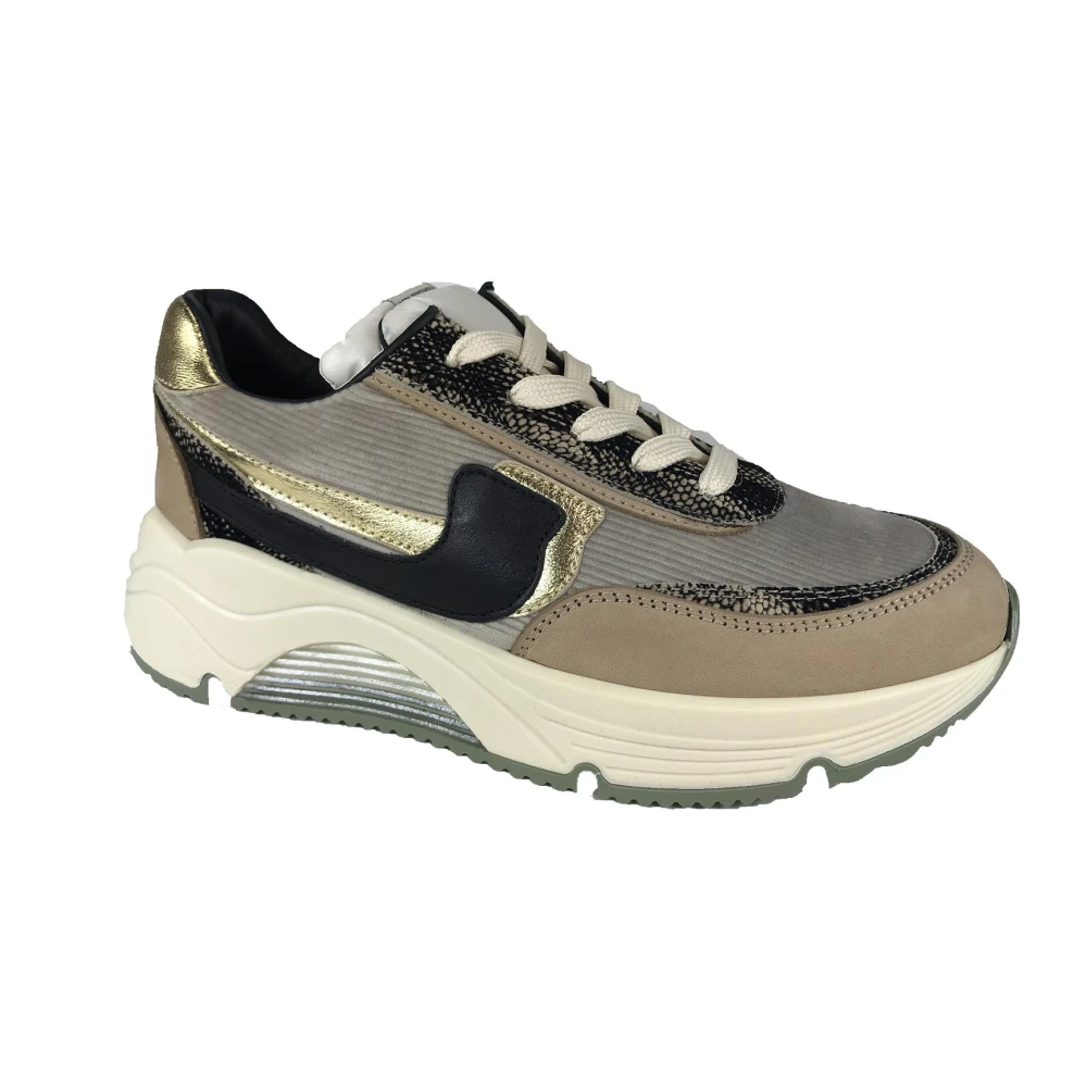 Rondinella Schoenen Sneaker Dames Schoenen Beige