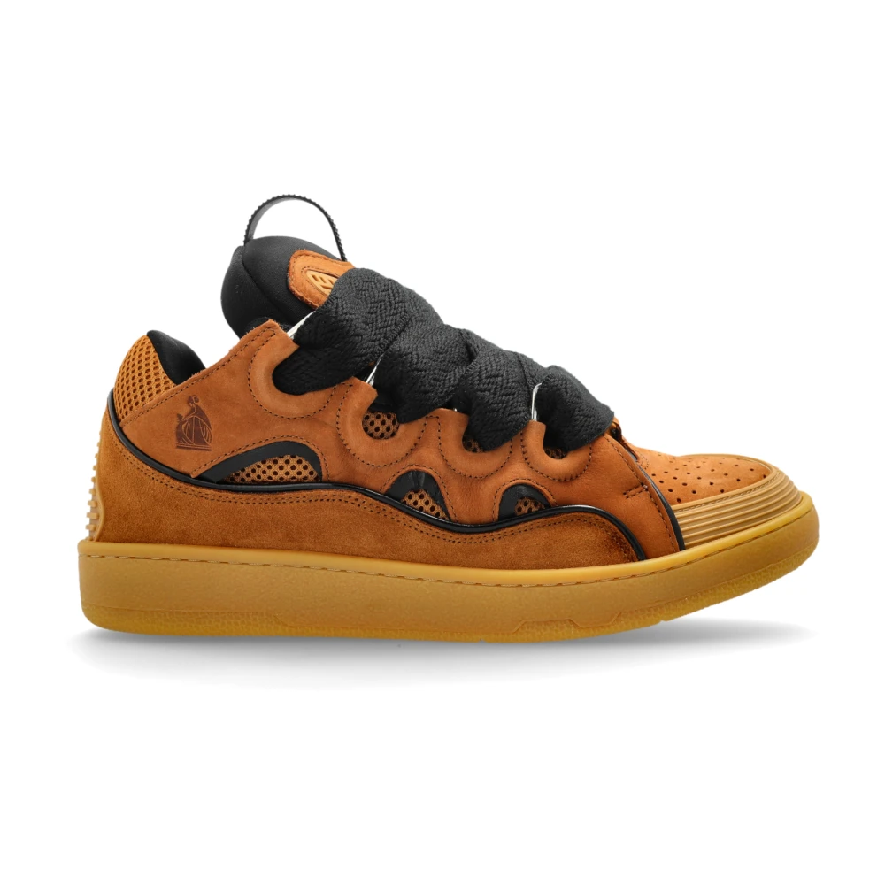 Lanvin Brun Curb Sneakers