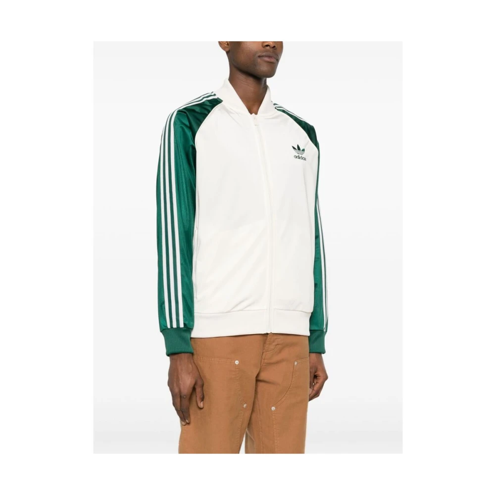 Adidas Gerecycled Polyester Sweatshirt Beige Heren