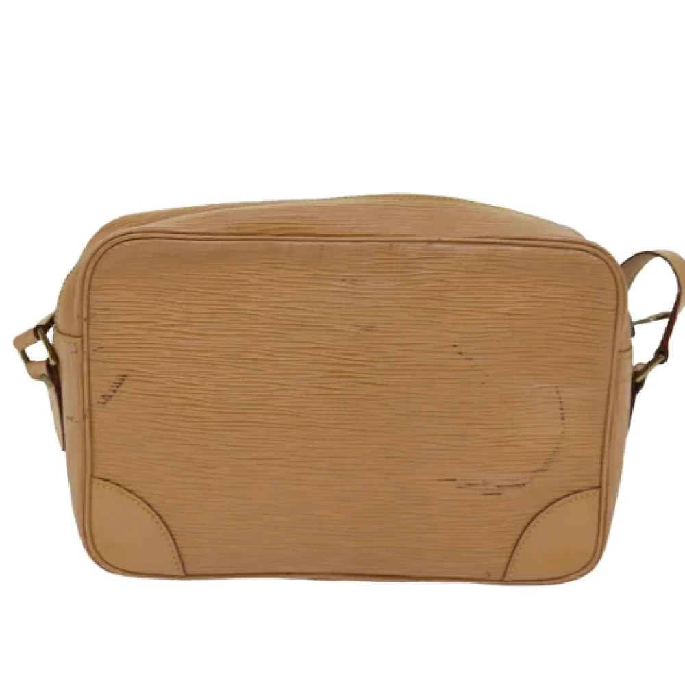 Louis Vuitton Vintage Pre-owned Leather shoulder-bags Beige Dames
