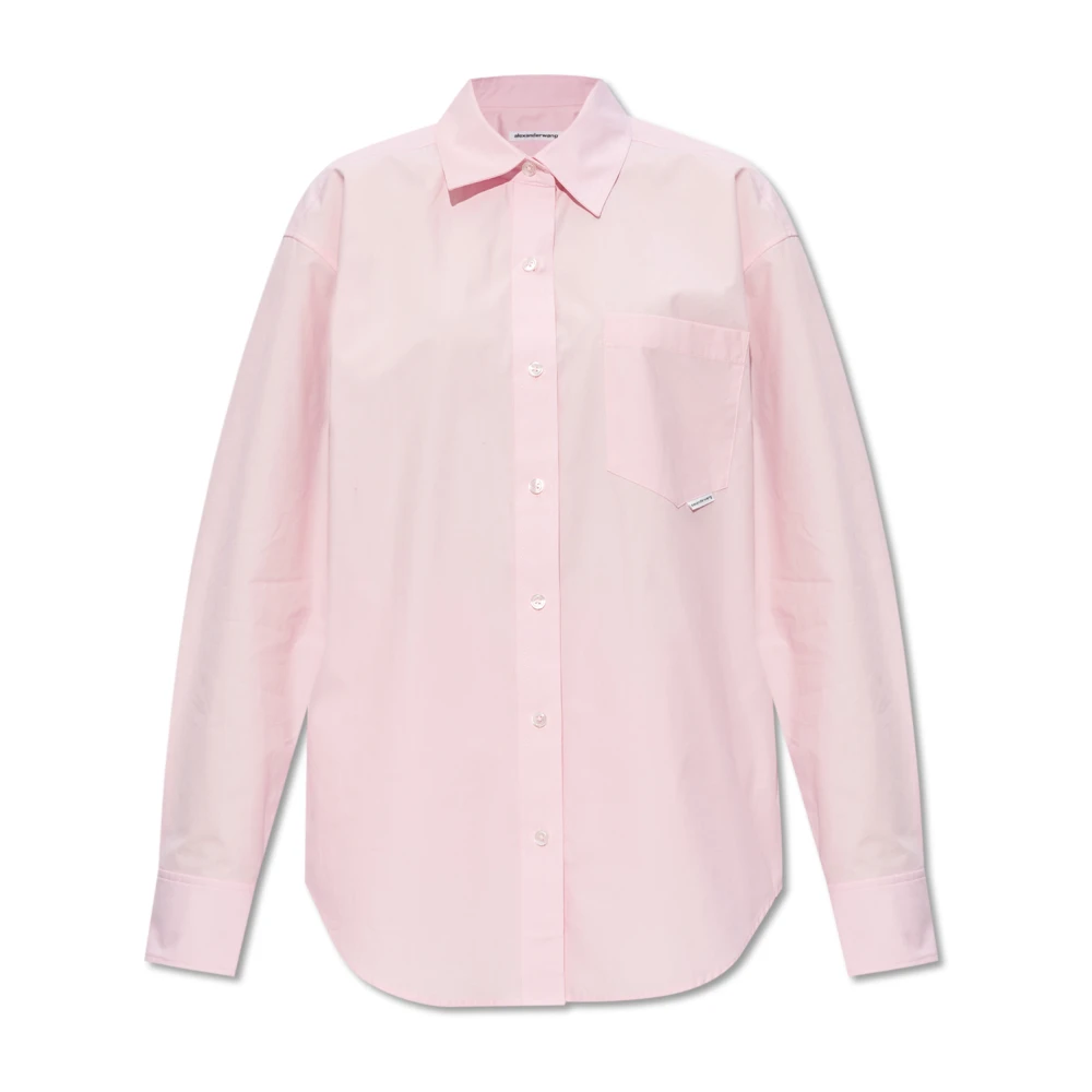 T by Alexander Wang Katoenen shirt Pink Dames