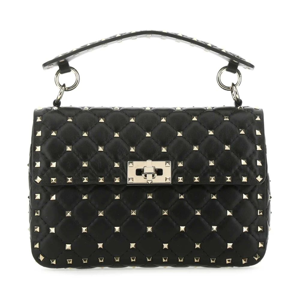 Valentino Garavani Women's Black Medium Rockstud Spike Bag