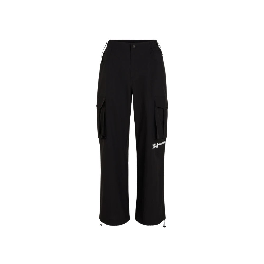 Karl Lagerfeld Cargo broek Black Dames