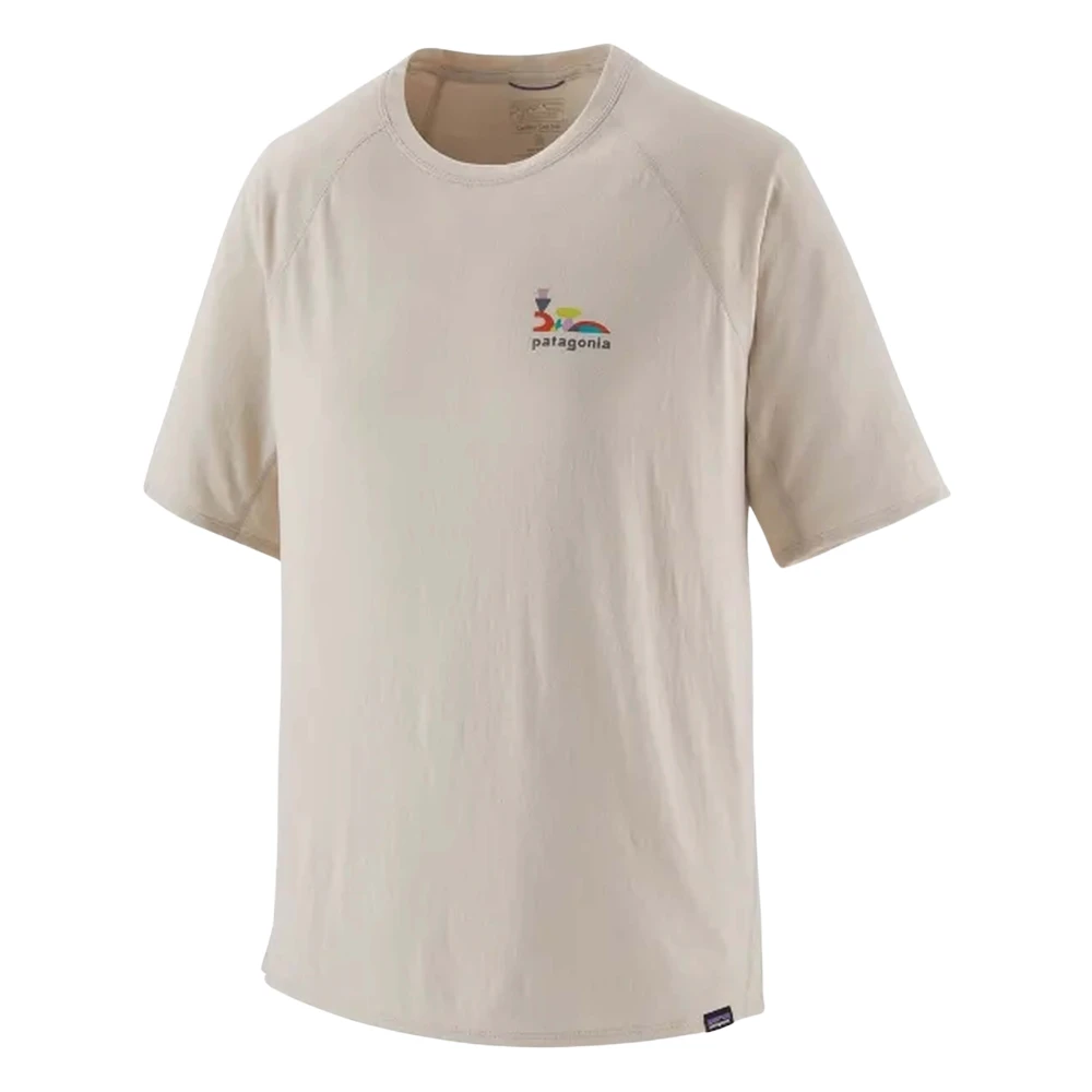 Patagonia Cap Cool Trail Grafisk T-shirt Beige, Herr