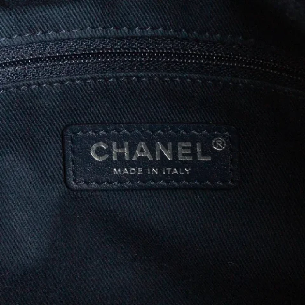 Chanel Vintage Pre-owned Fabric chanel-bags Blue Dames