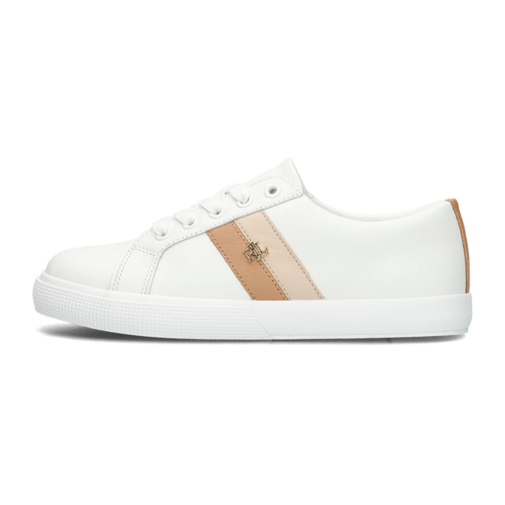 Ralph Lauren Vrouw Wit Dames, Schoenen, : Leer, Maat 38 Eu
