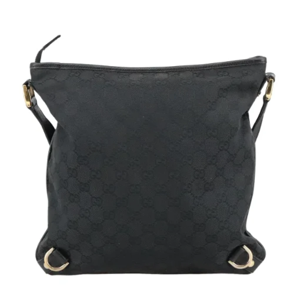 Gucci Vintage Pre-owned Canvas gucci-bags Black Dames