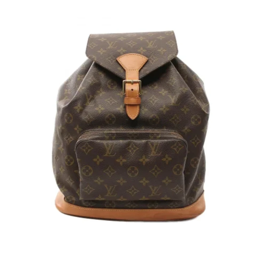 Louis Vuitton Vintage Pre-owned Canvas backpacks Brown Dames