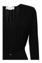 robe-noire-a-col-en-v-avec-manches-longues