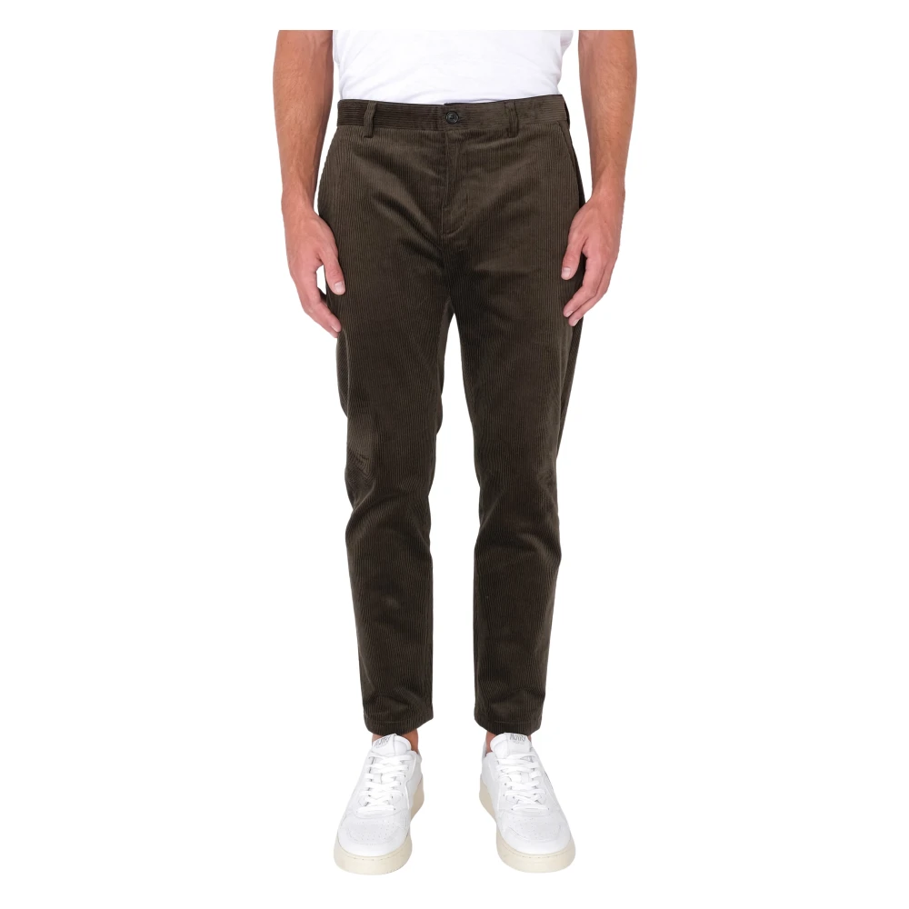 Department Five Luxe Corduroy Broek Green Heren