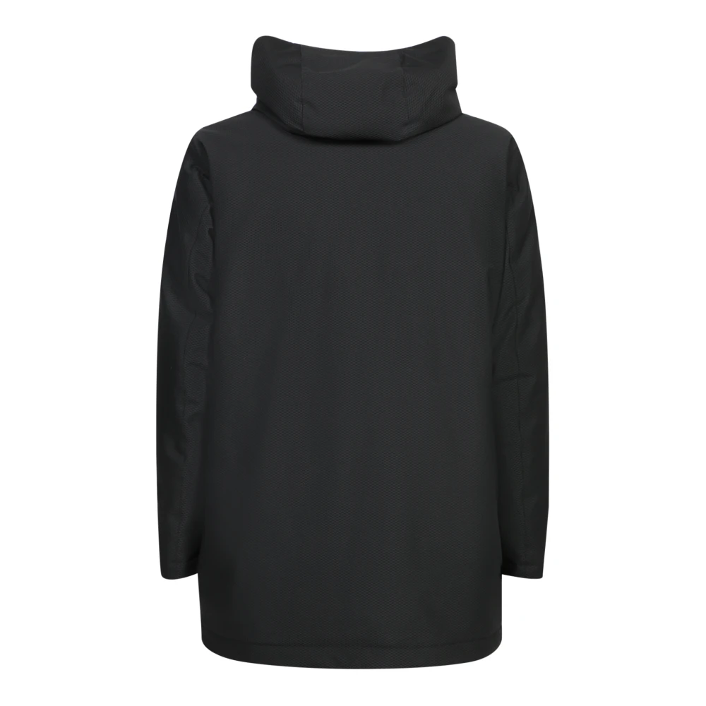 Herno Zwarte driekwart jas Elevate Style Black Heren