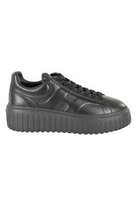 sneakers-en-cuir-noir-avec-rayures-h