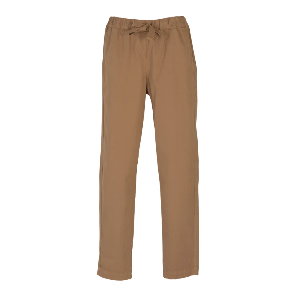 Semicouture Jogger Gabardine Broek Brown Dames
