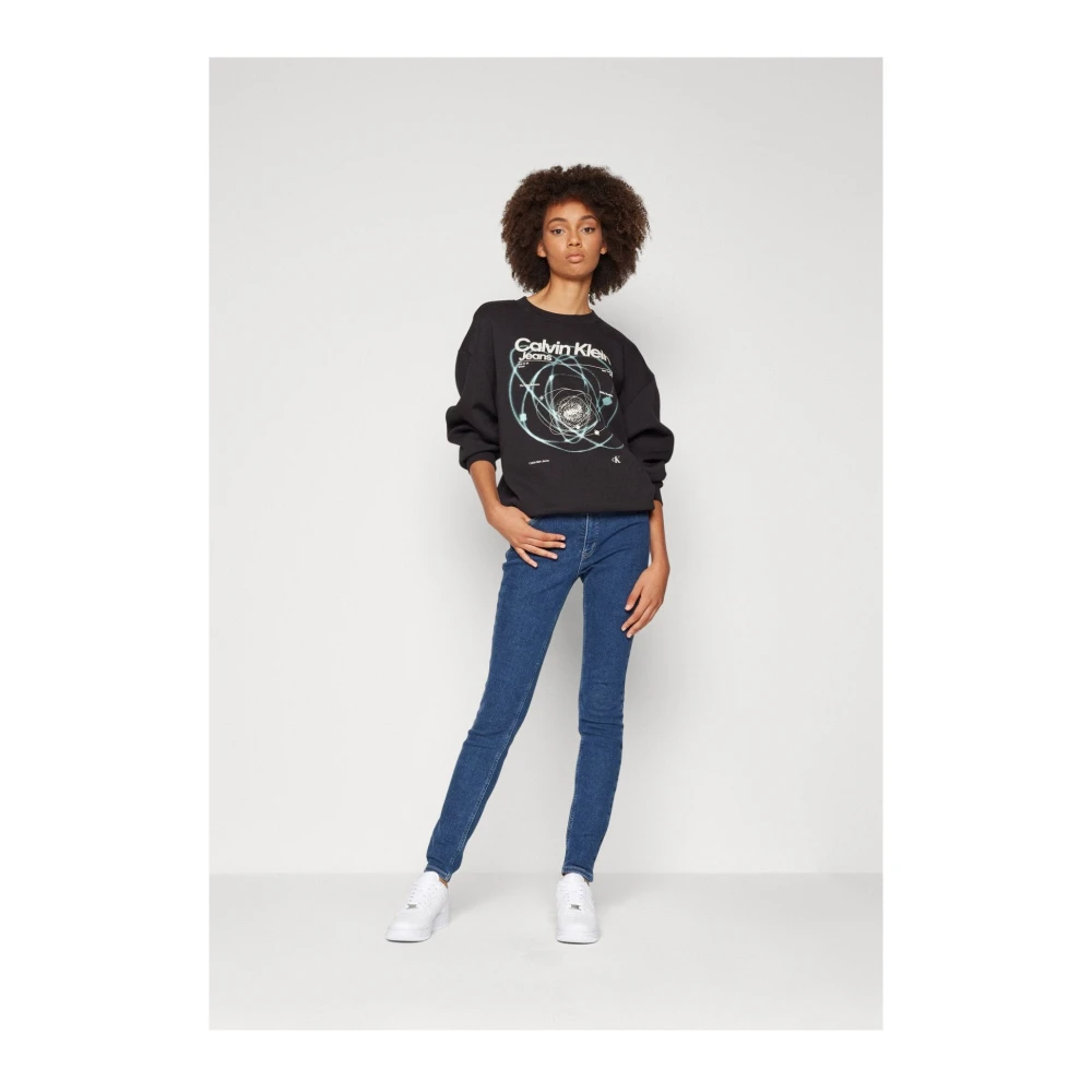 Calvin Klein Blauwe Skinny Jeans Blue Dames