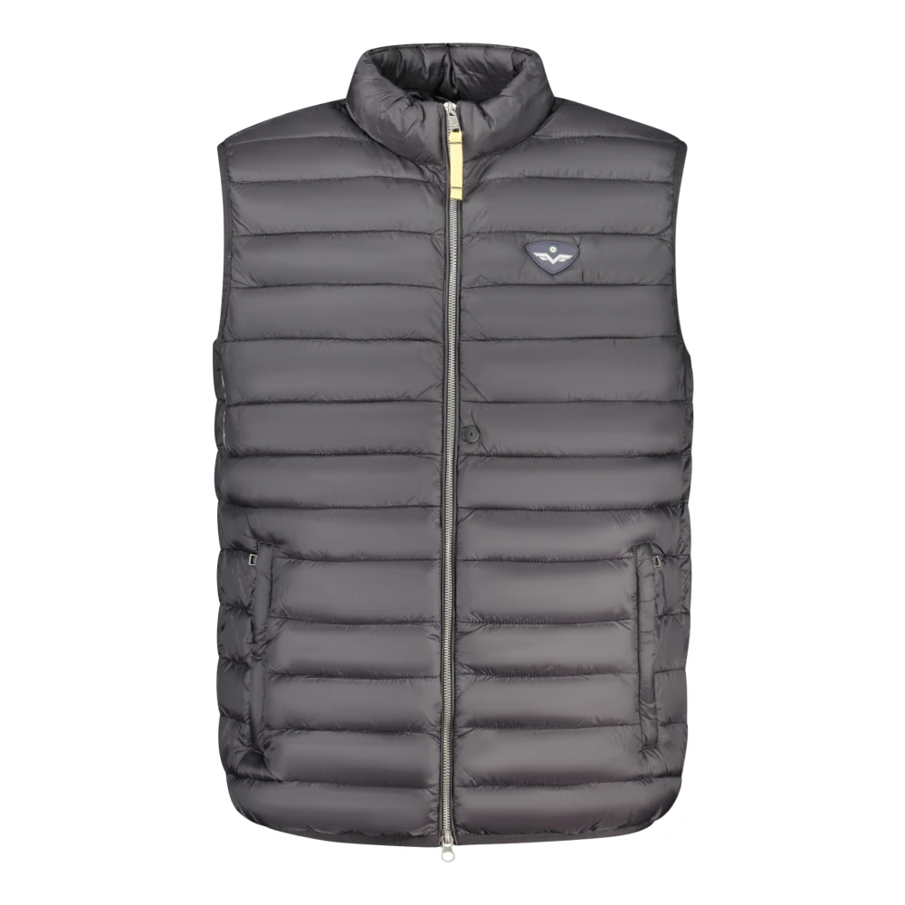Armata Di Mare Men's Black Waistcoats, 2XL, Light Jackets