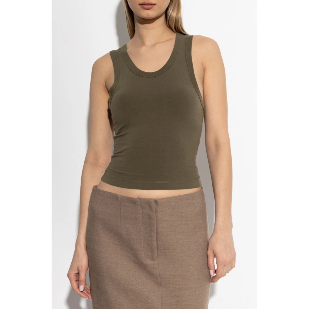 Entire Studios Top Cropped Green Dames
