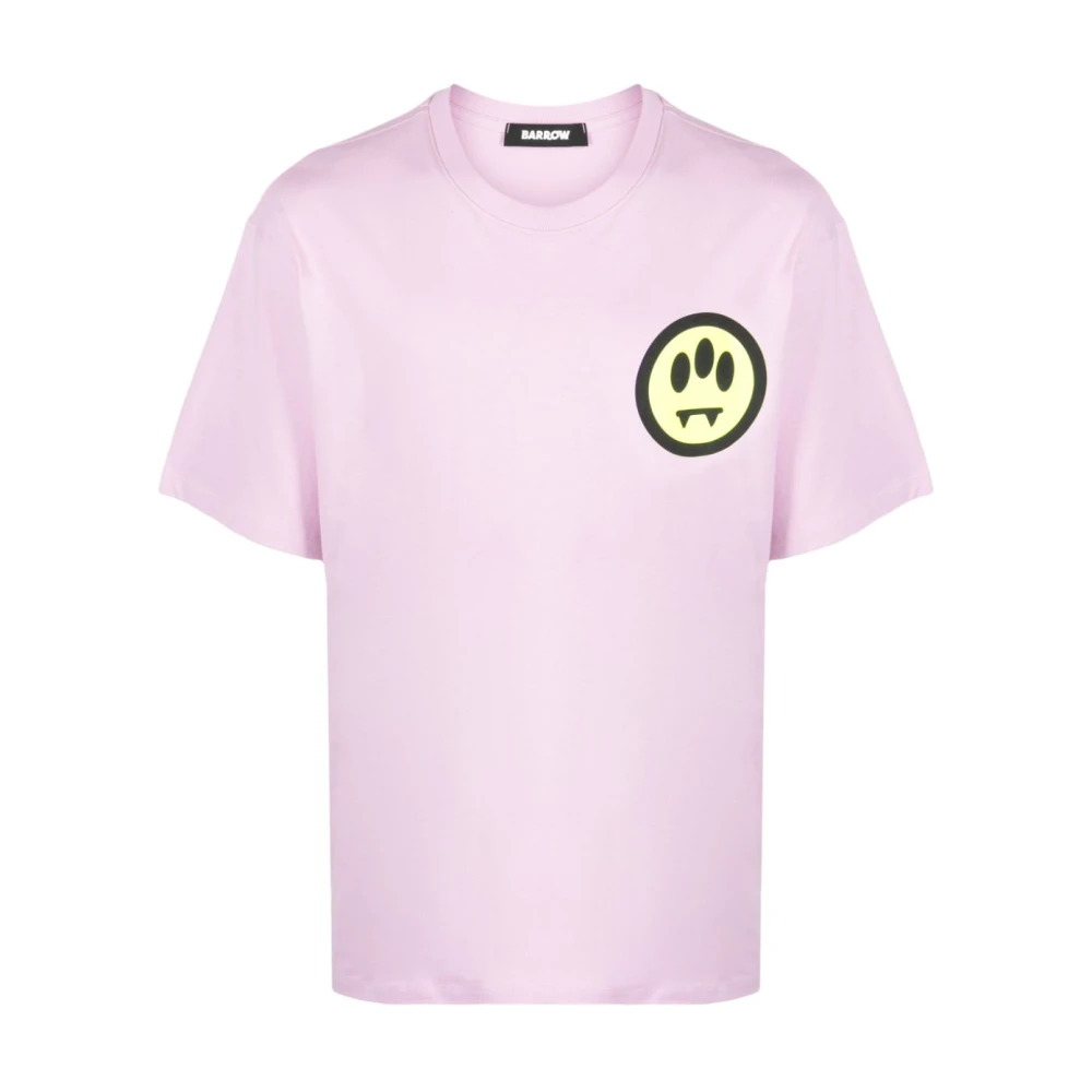 Barrow Casual Jersey T-shirt Pink Heren