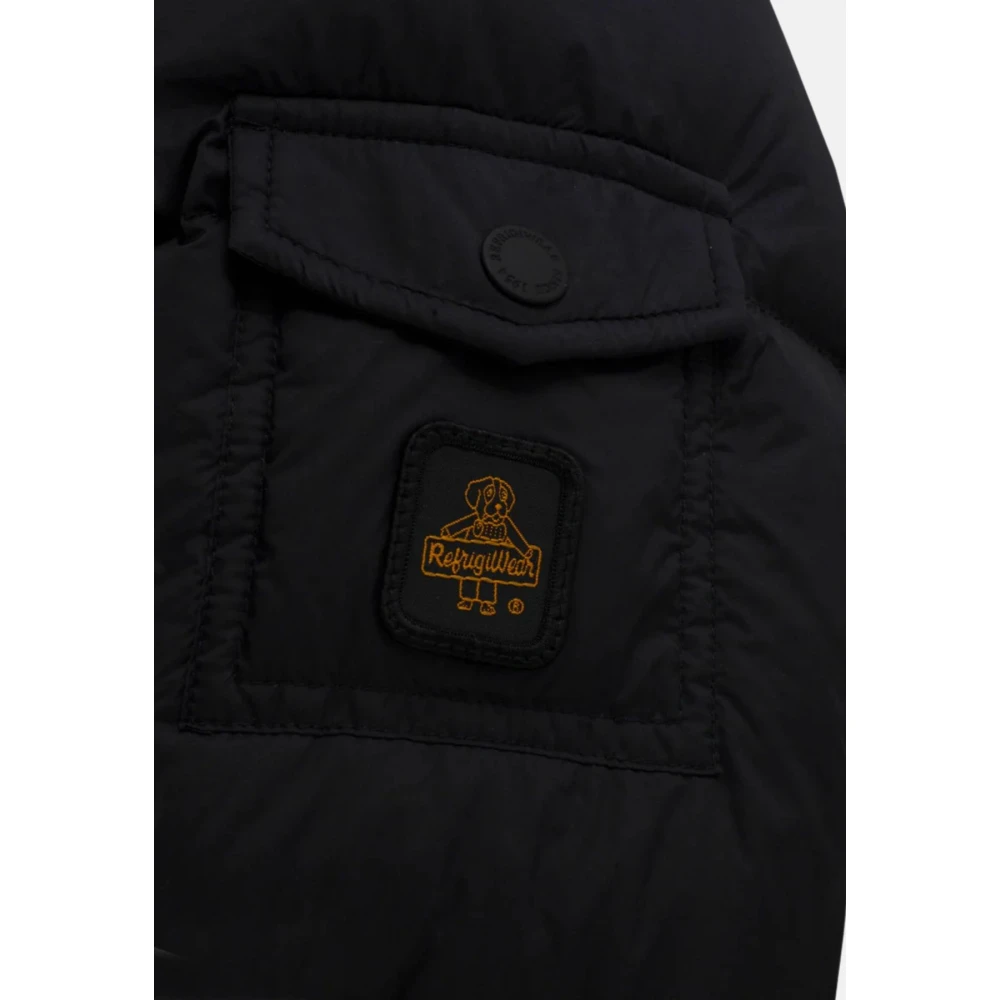 RefrigiWear Stijlvolle Winterjas Black Dames