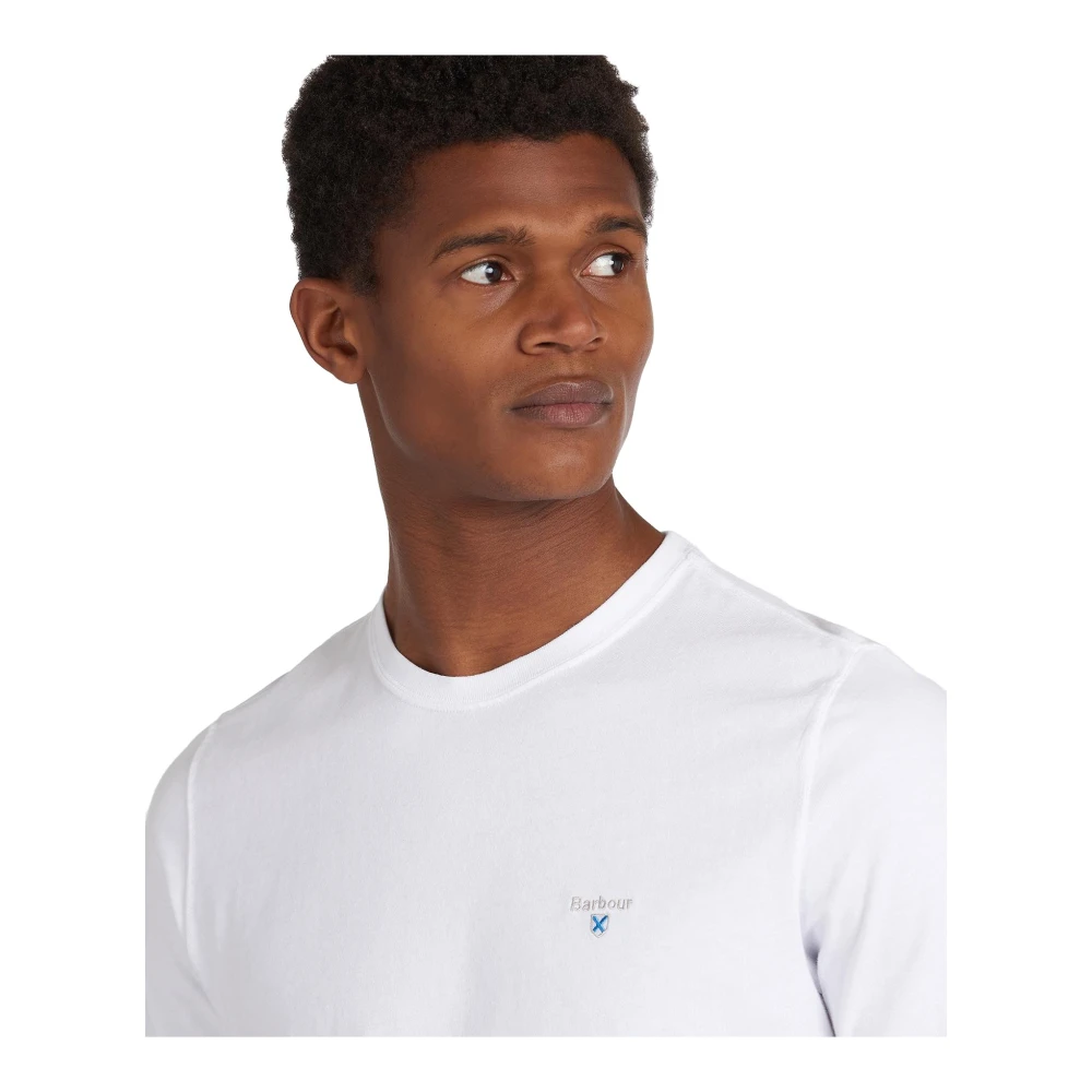 Barbour Mts0670Wh11 Sport T-shirt White Heren