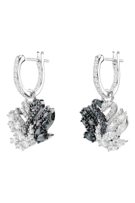 Swan Drop Earrings