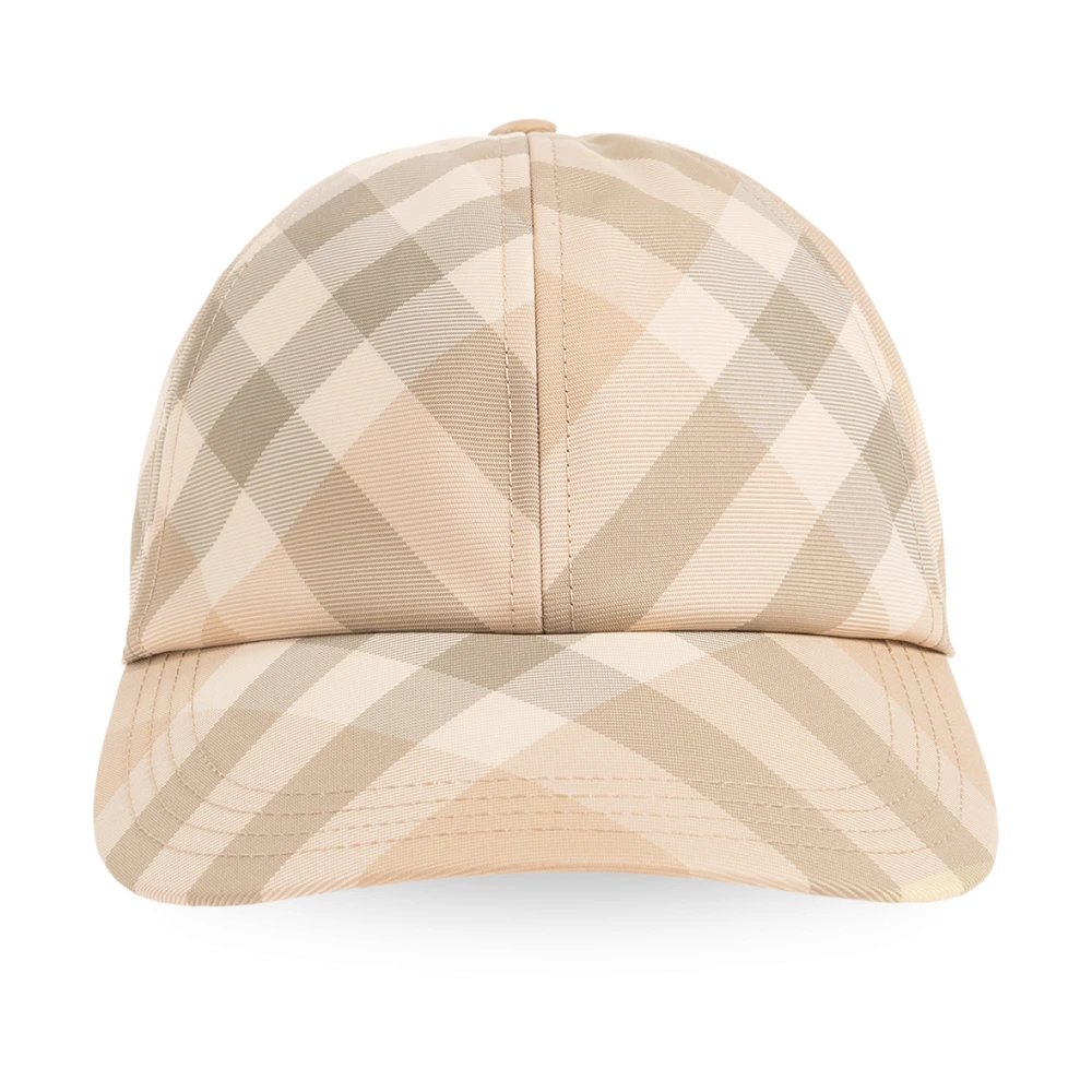 Burberry Men's Beige Baseball Cap With Logo