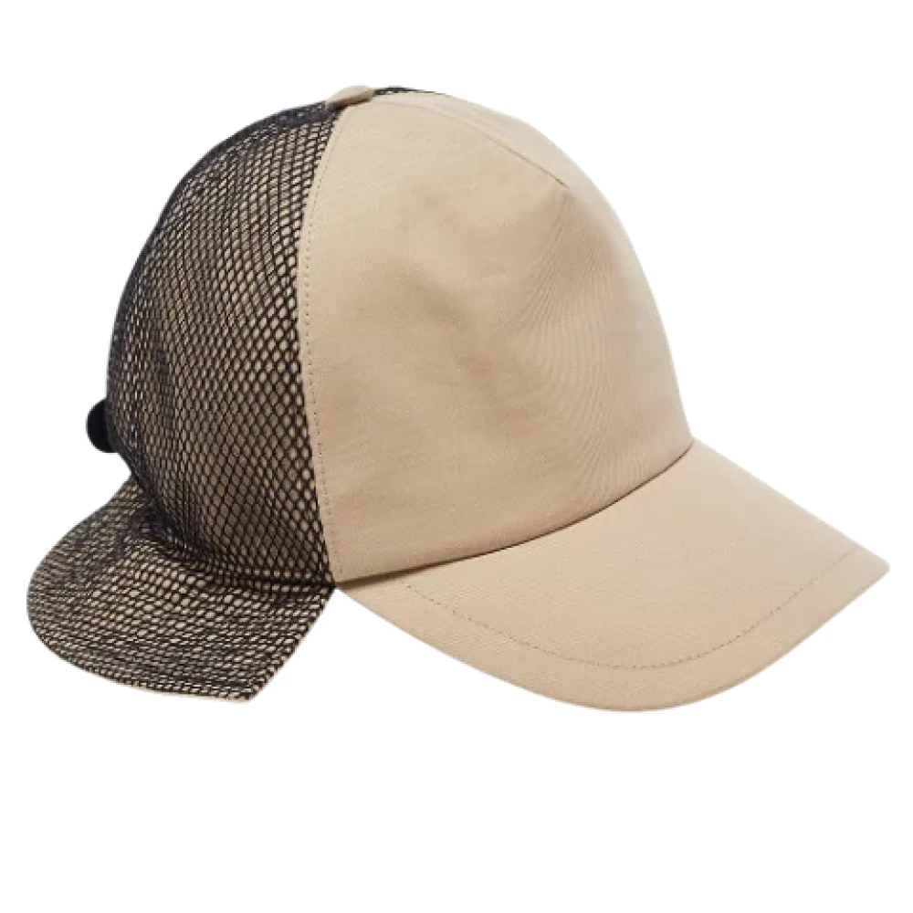 Burberry Vintage Pre-owned Cotton hats Beige Dames
