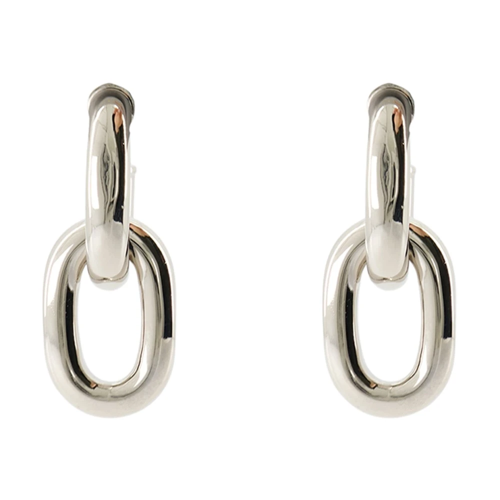 Rabanne Women's Gray Earrings, One Size, Link Xl Earrings Spring-Summer Collection
