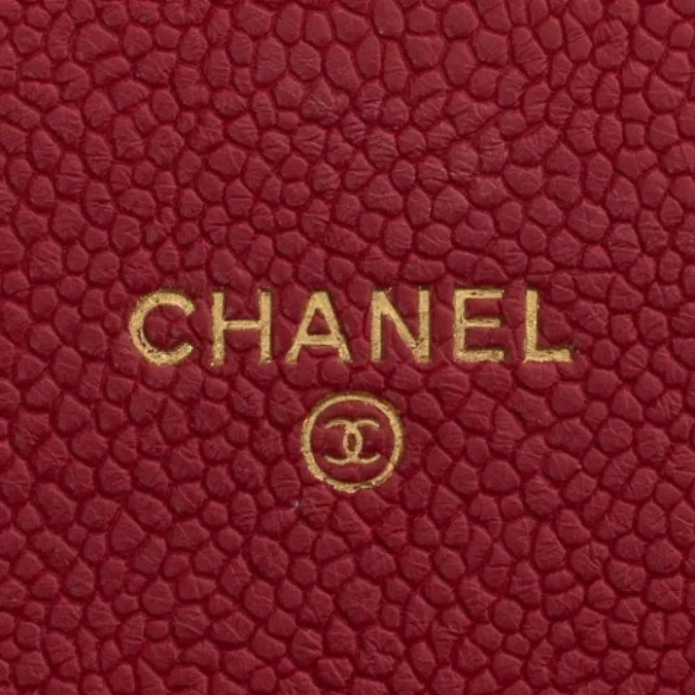 Chanel Vintage Pre-owned Leather wallets Pink Dames