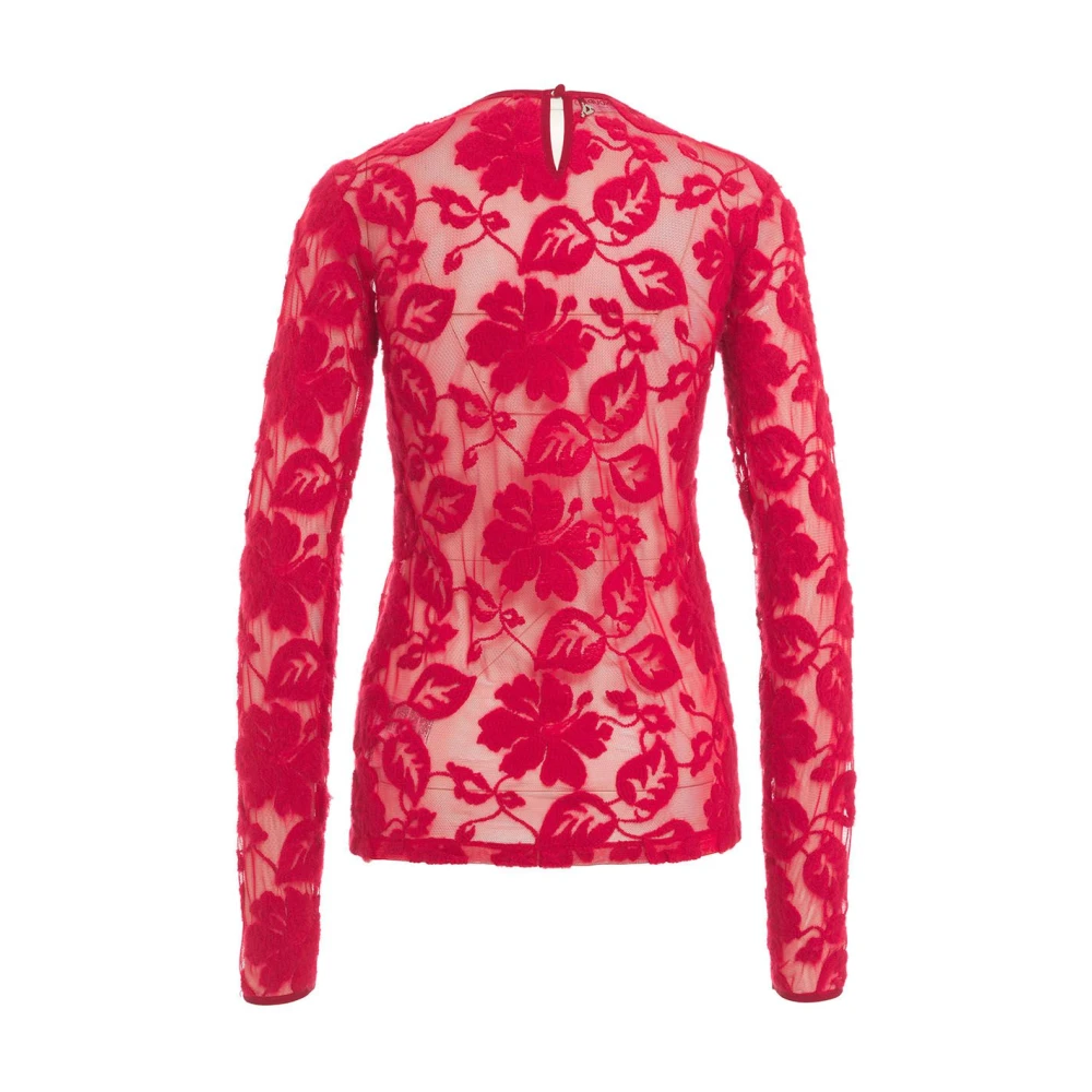Dondup Bloemenborduurwerk Top Red Dames