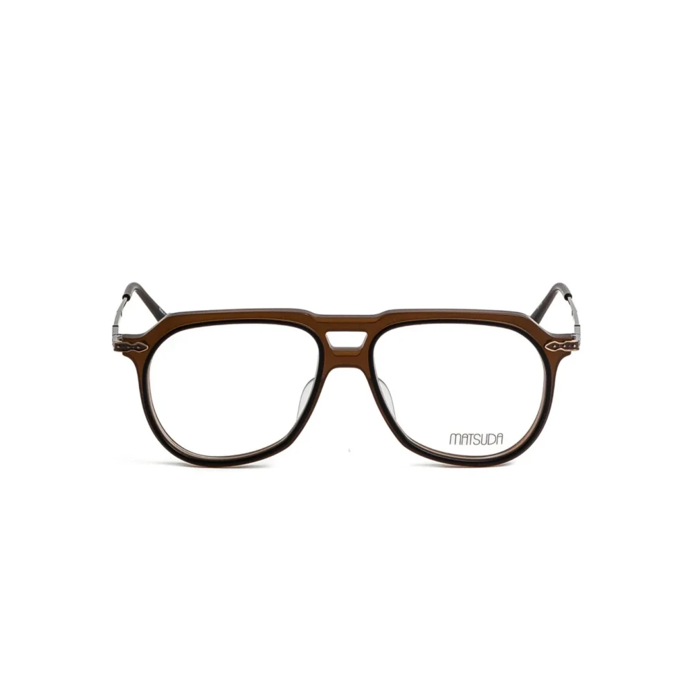 Matsuda Unisex Brown Optical Frame - Glasses - 54 Mm - Accessories
