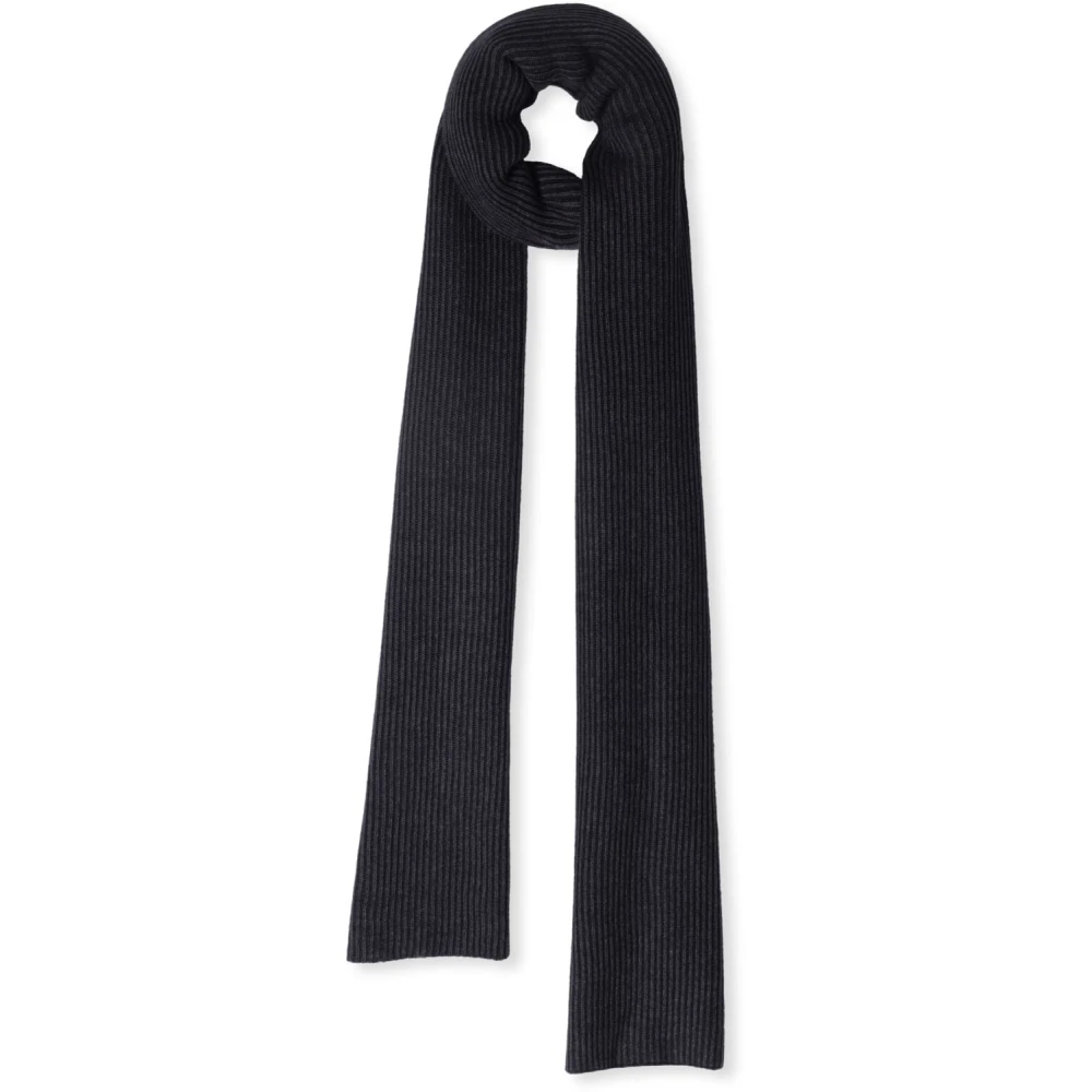 Profuomo Melange Wool Nylon Scarf Blue Heren