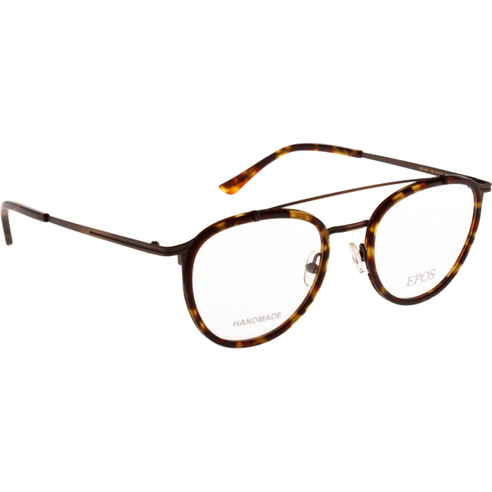 Epos Iconische Brilmonturen met 3 Jaar Garantie Brown Unisex