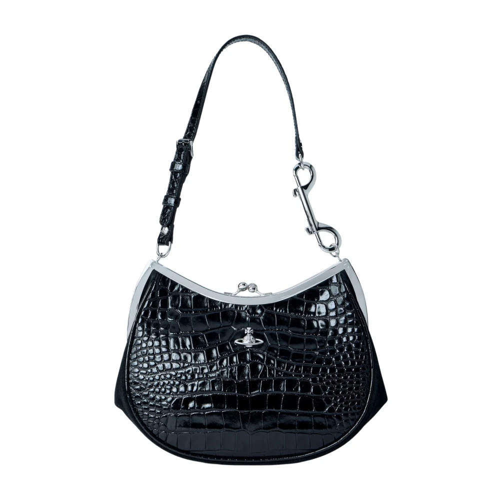 Vivienne Westwood Women's Black Charm Frame Shoulder Bag