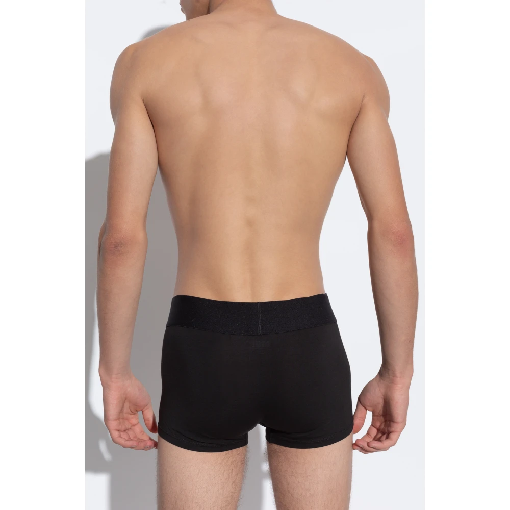 Diesel Driepak boxershorts met logo Black Heren