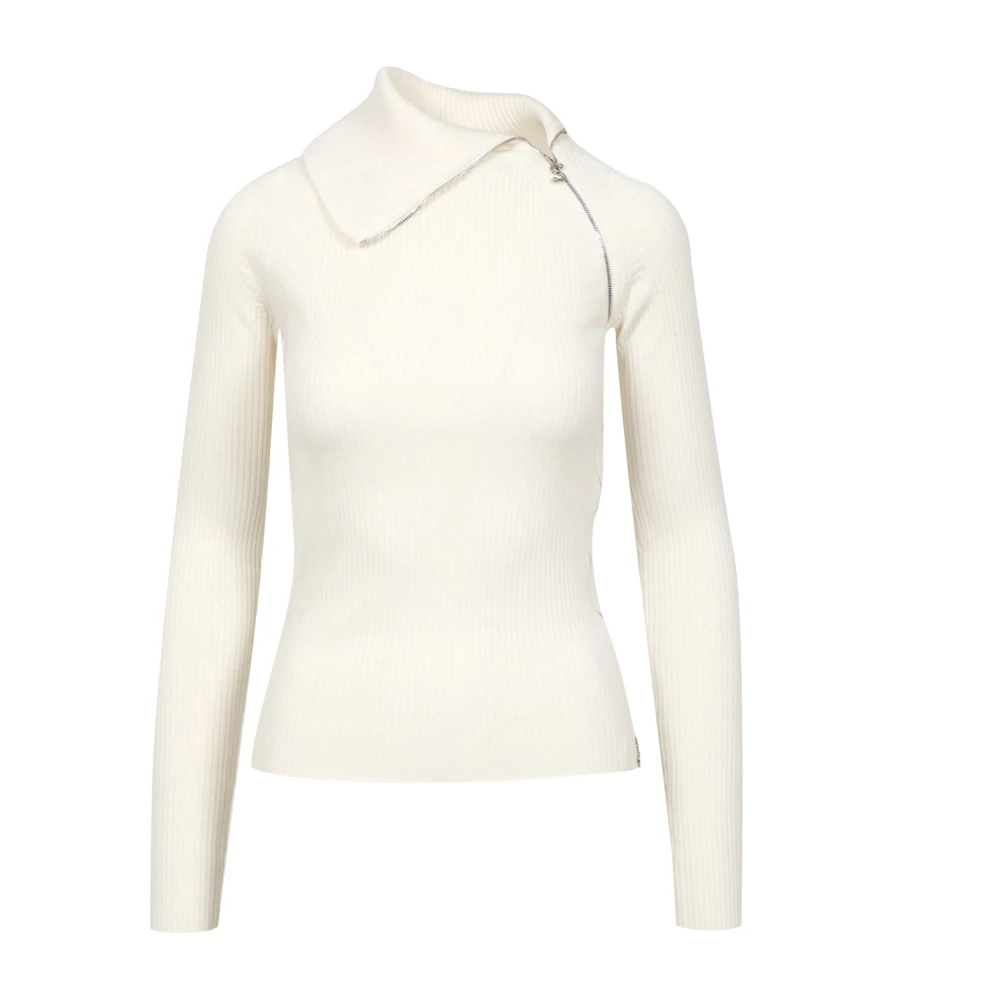 Sportmax Damen Weiß Strickwaren, Mgröße: